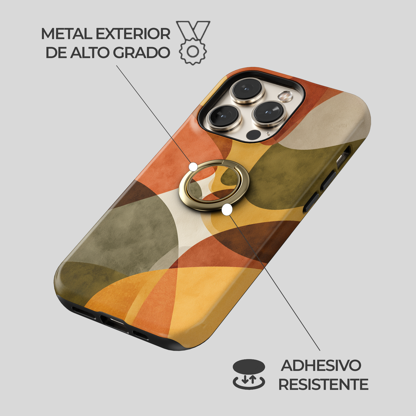 Soporte de anillo para celular Terra Flow