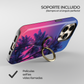 Soporte de anillo para celular Miami Vibe