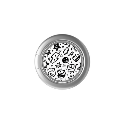 Soporte de anillo para celular Doodle Chaos