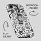 Soporte de anillo para celular Doodle Chaos
