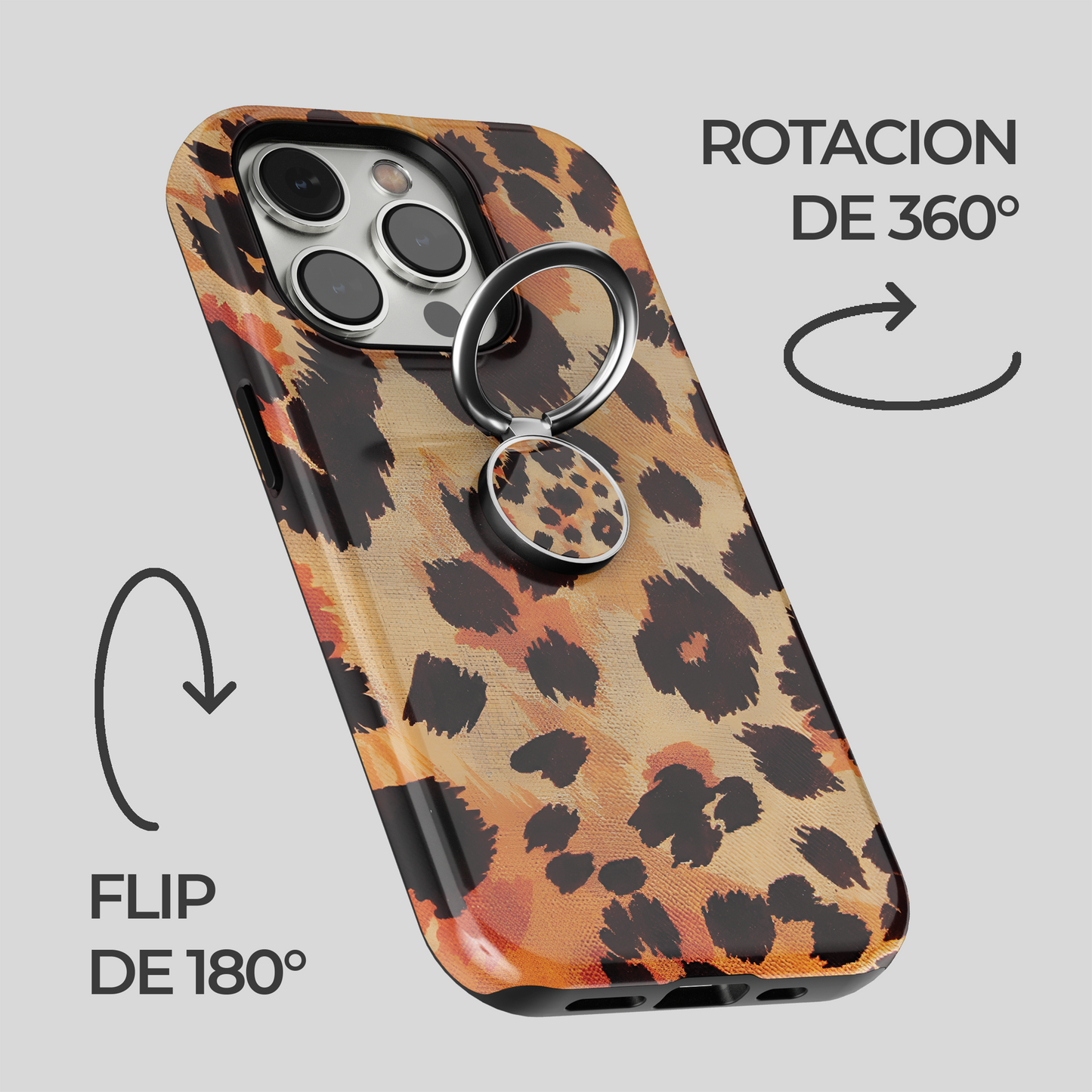 Soporte de anillo para celular Salvaje Chic