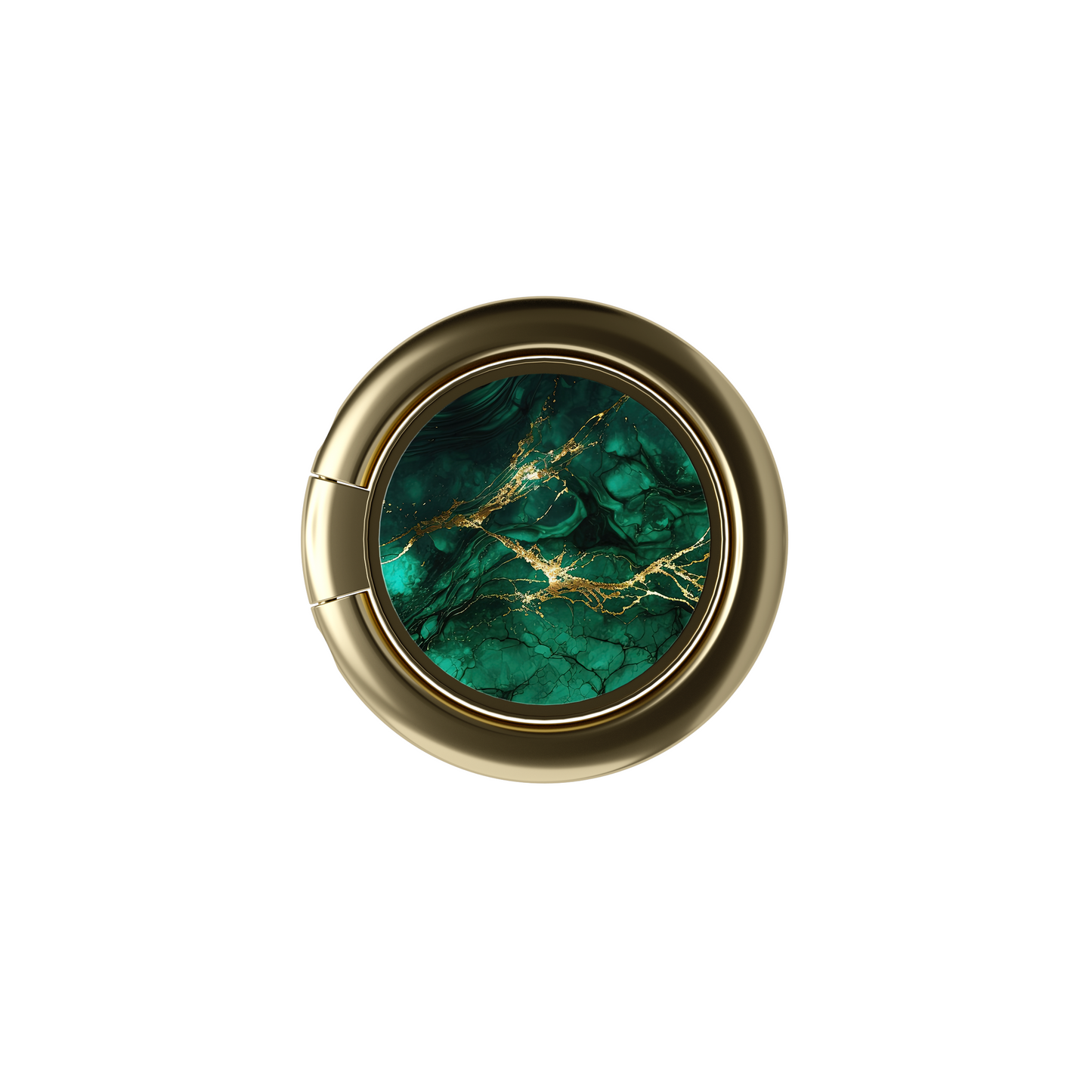 Soporte de anillo para celular Verde Marmol