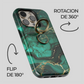 Soporte de anillo para celular Verde Marmol