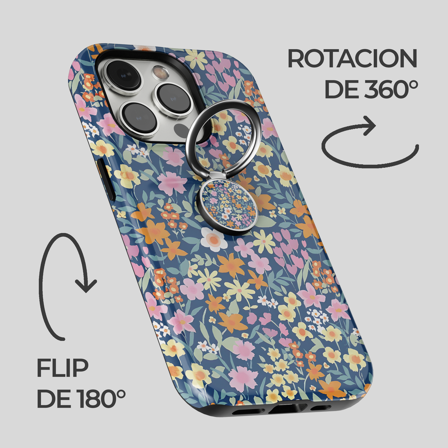 Soporte de anillo para celular Blue Charm