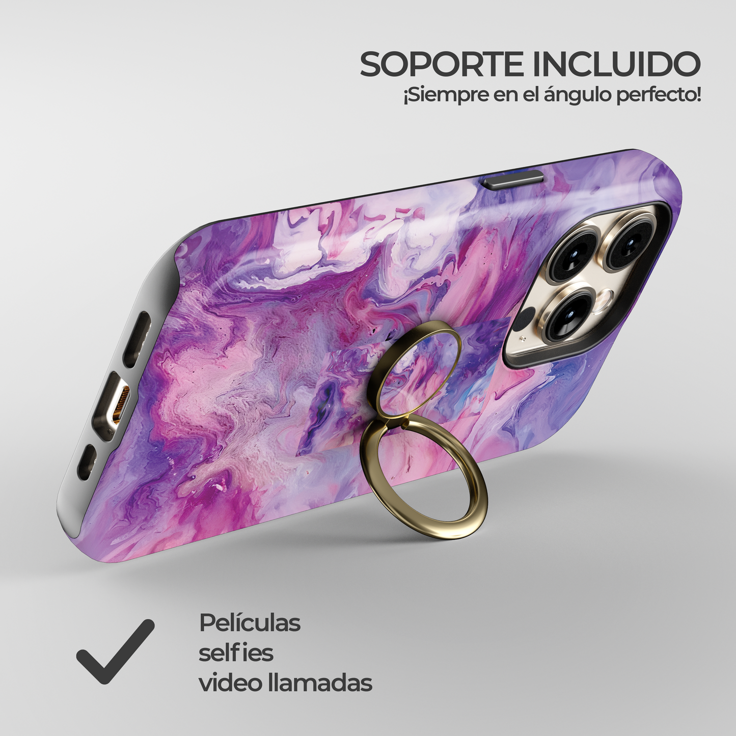 Soporte de anillo para celular Mystic Aura