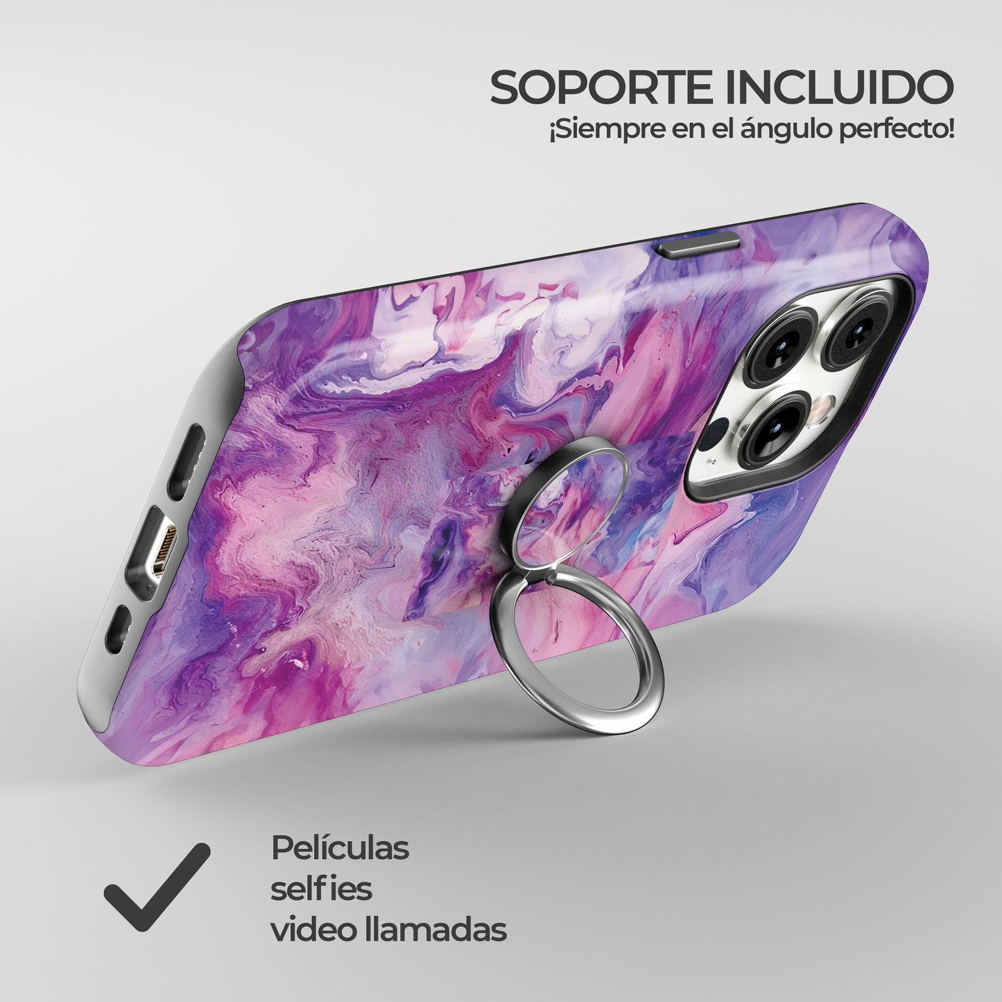 Soporte de anillo para celular Mystic Aura