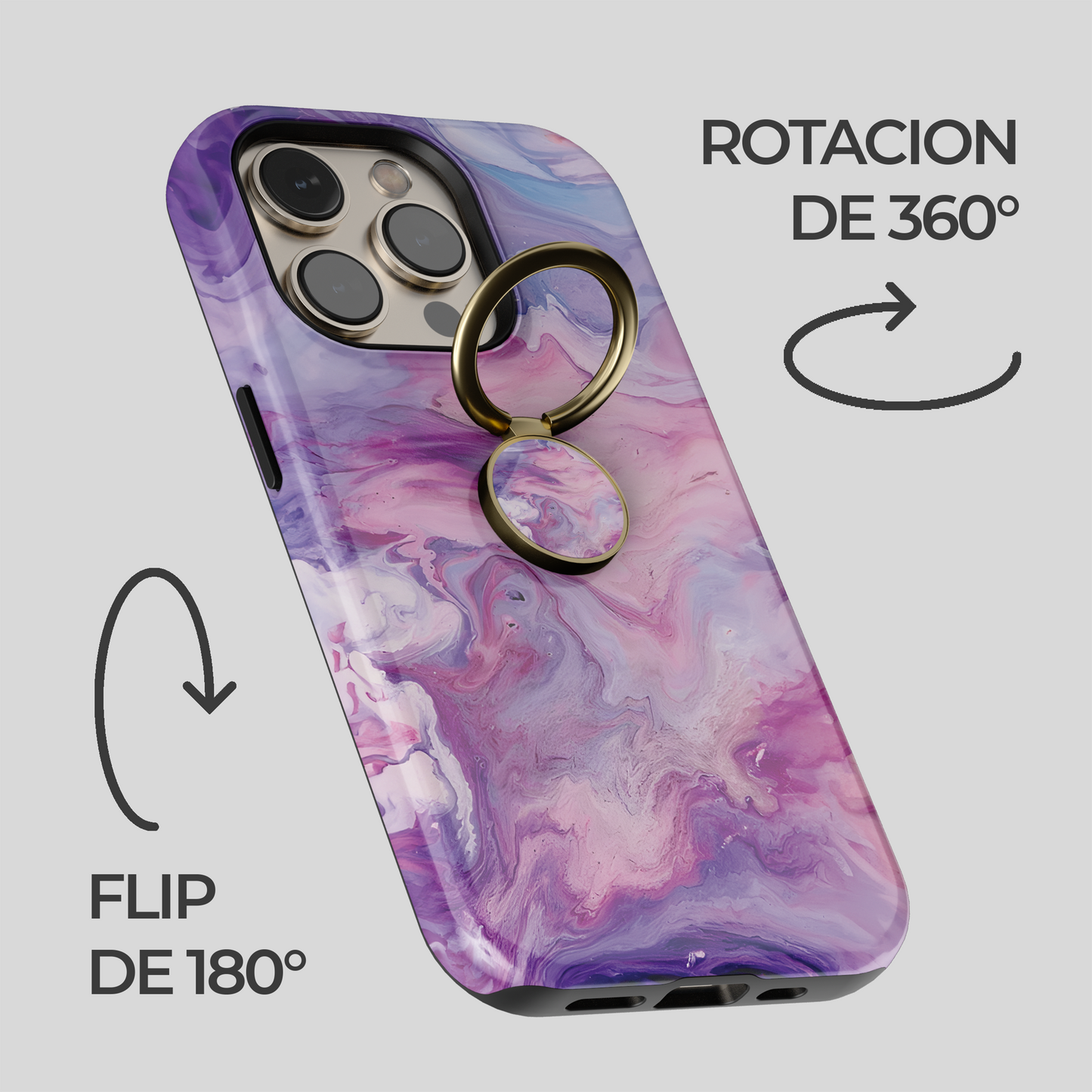 Soporte de anillo para celular Mystic Aura