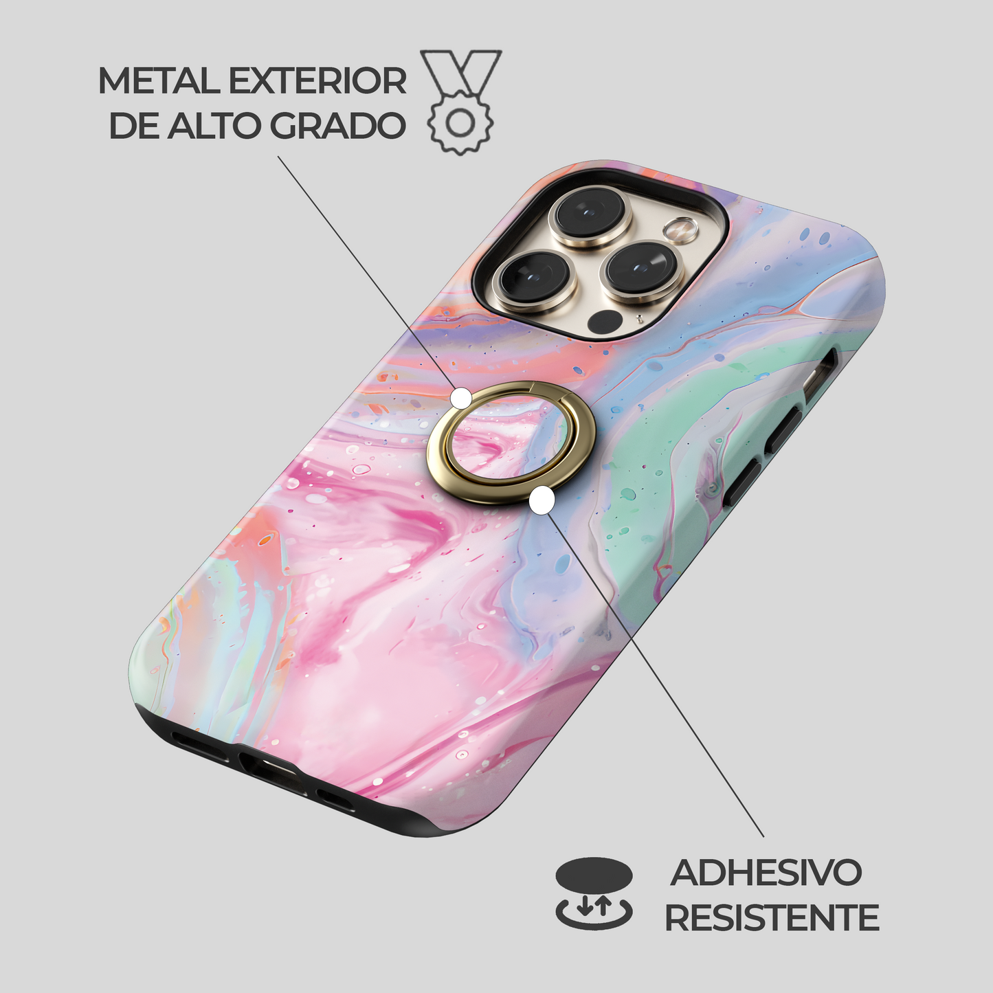 Soporte de anillo para celular Chromatic Elixir