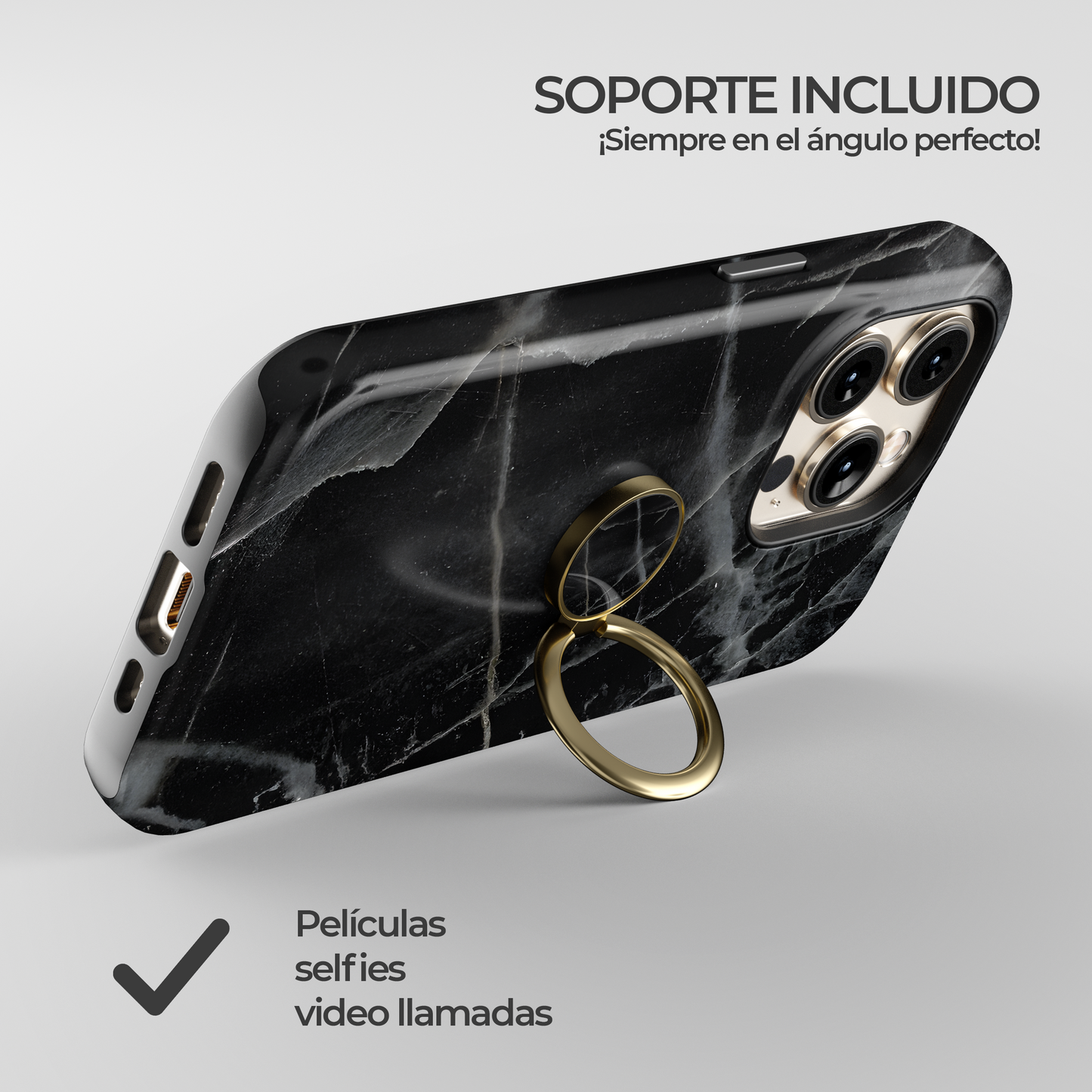 Soporte de anillo para celular Skyward Monochrome