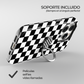 Soporte de anillo para celular Checkerboard Charm