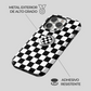 Soporte de anillo para celular Checkerboard Charm