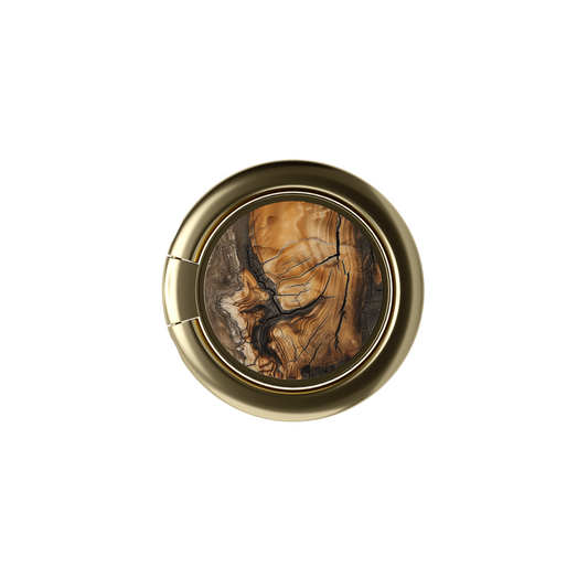 Soporte de anillo para celular Woodcut Elegance