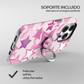 Soporte de anillo para celular Pink Stardust Glow