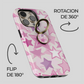 Soporte de anillo para celular Pink Stardust Glow