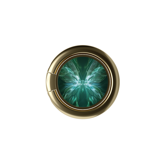 Soporte de anillo para celular Mystic Emerald Flutter