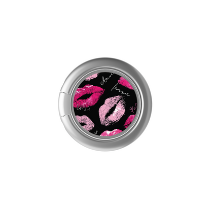 Soporte de anillo para celular Sassy Pink Kisses