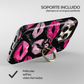 Soporte de anillo para celular Sassy Pink Kisses