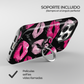 Soporte de anillo para celular Sassy Pink Kisses