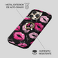 Soporte de anillo para celular Sassy Pink Kisses