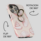 Soporte de anillo para celular Neon Coral Splash